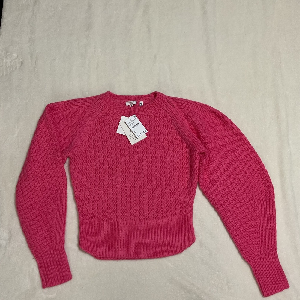 Nordstrom Fuchsia Crew Neck Sweater